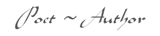 Poet ~ Author
